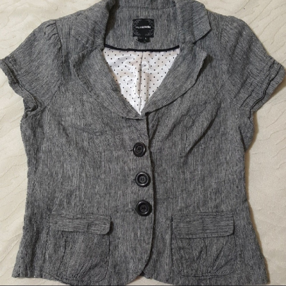 Vintage 2000's  Short-sleeved Blazer Top